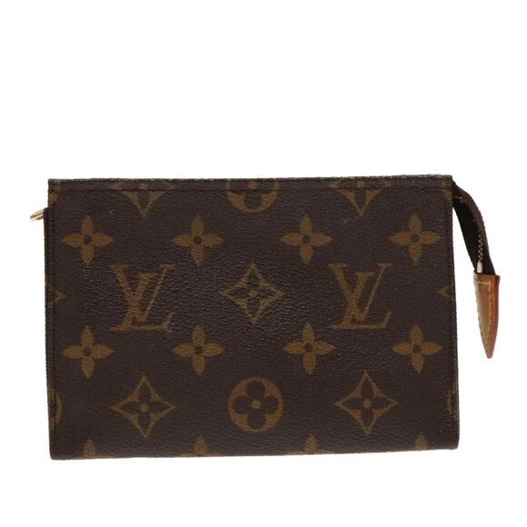 LOUIS VUITTON Monogram Poche Toilette 15 Pouch M47546 LV Auth ar12568 - Picture 1 of 16